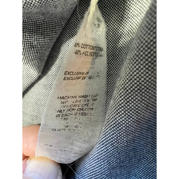 An Original Penguin Blue Heritage Slim Fit Short Sleeved Button Down Size L - Picture 5 of 6